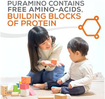 PurAmino Hypoallergenic Infant Drink, for Severe Food Allergies, Omega-3 DHA, Iron, Immune Support, Powder Can, 14.1 Oz (4 Count)