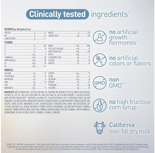 Enfamil Optimum (Enspire) Ready-to-Feed Baby Formula, Our Closest to Breast Milk, Brain-Building DHA, 32 Fl Oz, Pack of 6