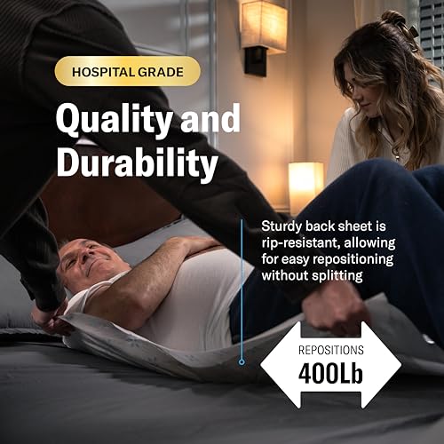 Chucks MAX Hospital Bed Pads Disposable Adult 36 x 36 Breathable Incontinence Pads - XXX-Large Pee Pads for Adults - Heavy Duty Absorbency Underpads - 400 Lbs. Patient Repositioning [20 Count]