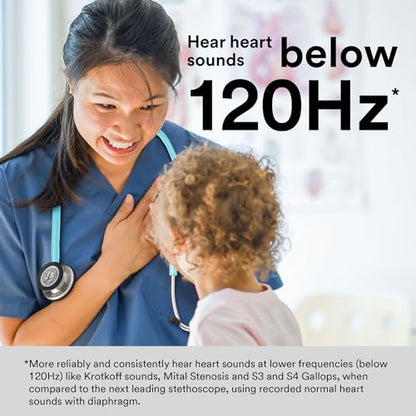 3M Littmann Classic III Monitoring Stethoscope, 5910C, More Than 2X as Loud, Weighs Less, 27" Champagne Rose Satin-Finish Tube for Added Comfort, Flexibility and Cleanability