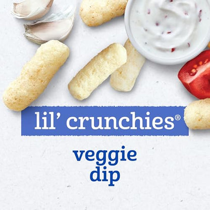Gerber Snacks for Baby Lil Crunchies, Veggie Dip, 1.48 Ounce (Pack of 6)