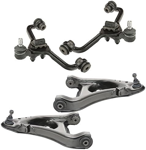 TRQ Front Upper & Lower Control Arm with Ball Joint Set Compatible with 1995-2002 Ford Crown Victoria Lincoln Town Car Mercury Grand Marquis