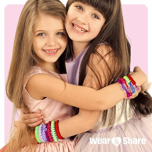Pretty Me Friendship Bracelet Making Kit for Girls - Crafts for Girl - String Bracelets Maker - Gifts for 8-12 Year Old Kid - Birthday Gift Ideas & Kits Toys Ages 8, 9, 10, 11, 12 - Kids Age 8-12 Olds
