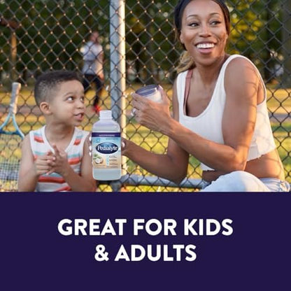 Pedialyte Electrolyte Drink, Hydration Drinks for Kids & Adults, Coconut Burst, 1 Liter, Pack of 4