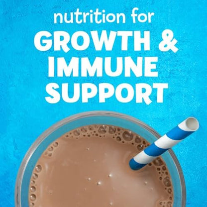 PediaSure Grow & Gain with Immune Support Shake Mix Powder, 23 Vitamins & Minerals, 6g Protein, Non-GMO, Gluten-Free, Chocolate, 14.1 oz Can, Pack of 3-24 servings