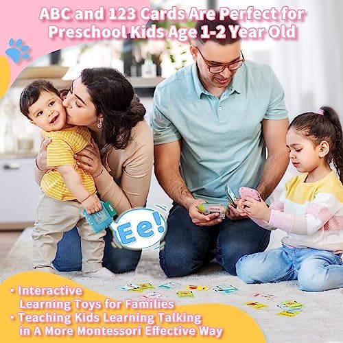 Toddler Toys Talking Flash Cards for 1 2 3 4 5 6 Year Old Boys and Girls, Autism Sensory Toys for Autistic Children, Learning Educational Montessori Speech Therapy 248 Sight Words Kids Gifts