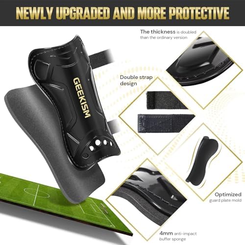 Soccer Shin Guards for Youth Kids Toddler, Protective Soccer Shin Pads & Sleeves Equipment - Football Gear for 3 5 4-6 7-9 10-12 Years Old Children Teens Boys Girls