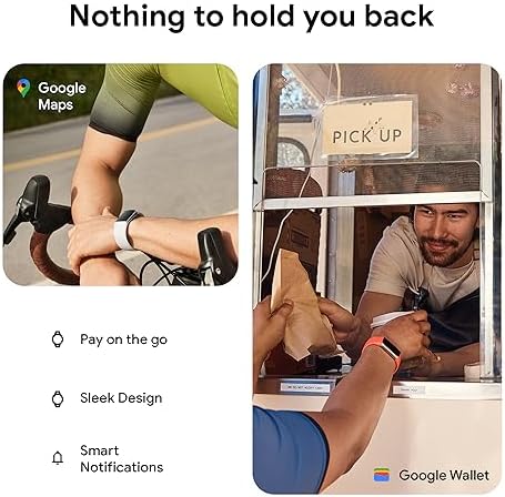 Fitbit Charge 6 Fitness Tracker with Google apps, Heart Rate on Exercise Equipment, 6-Months Premium Membership Included, GPS, Health Tools and More, Gold/Coral, One Size (S & L Bands Included)