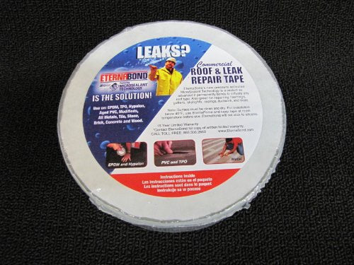 EternaBond RoofSeal White 3" x50' MicroSealant UV Stable RV Roof Seal Repair Tape | 35 mil Total Thickness - EB-RW030-50R - One-Step Durable, Waterproof and Airtight Sealant