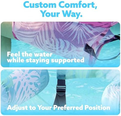 SLOOSH Inflatable Pool Floats Adult,2 Packs Floating Lounge Chairs,Blow up Pool Noodles for Adult Heavy Duty,Floating Chair for Party Summer Water Beach Lake Fun