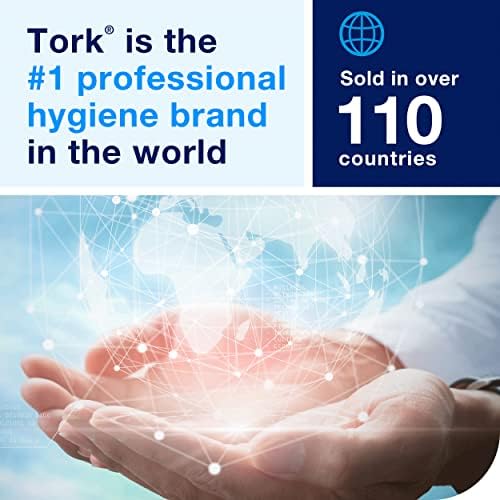 Tork Natural Paper Hand Towel Roll H21 100% Recycled Fiber, Universal Fit 6 Rolls x 800 Ft (RK8002)