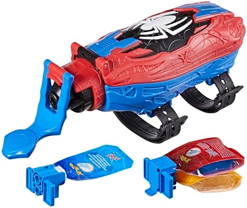 Marvel Spider-Man Real Webs Ultimate Web Blaster, 2-in-1 Blaster, Role Play Toy, Spider-Man Costume, Spider-Man Toys for Kids 5 and Up