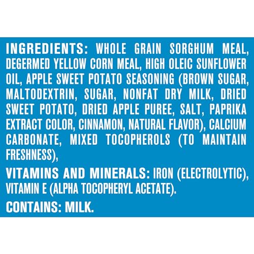 Gerber Stage 3 Baby Food Snacks, Apple Sweet Potato Lil' Crunchies, Snacks for Babies, Baby Led Feeding, 6-Pack