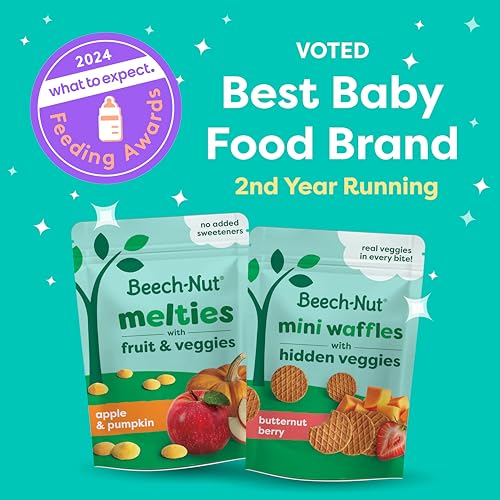Beech-Nut Toddler Snacks, Oaty Bites with Fruit & Whole Grains, Mixed Berry Toddler Snack Bites for Toddlers 12 Months & Older, Pack of 6 Boxes (42 single-serve bags)