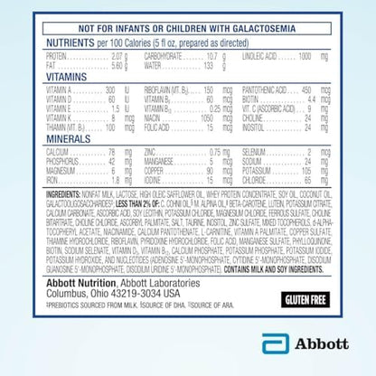 Similac Advance Infant Formula with Iron, Ready-to-Feed Baby Formula, 32-fl-oz Bottle, Pack of 6
