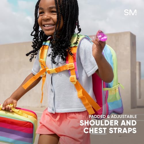 Simple Modern Medium Toddler Backpack for School Girls and Boys | Kindergarten Elementary Kids Backpack | Fletcher Collection | Kids - 15" tall | Sweetheart