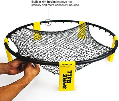 Spikeball 3 Ball Original Roundnet Game Set - Includes 3 Balls, net and Bag