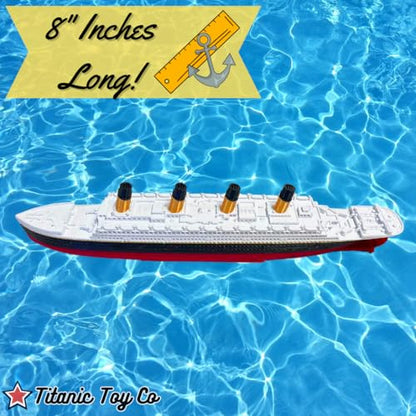 Olympic Bath Boat And Pool Toy By TitanicToyCo, RMS Titanic Toys For Kids, Historically Accurate Titanic Toy, Titanic Ship, Titanic Cake Topper, Titanic Figurine, Titanic Boat (RMS Olympic)