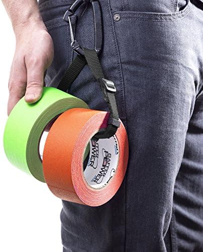 Real Professional Grade Gaffer Tape | US Made | Bright Vibrant Orange Fluorescent | Highly Visible | Durable & Versatile | Weather Resistant | Markings & Labeling | Better Than Orange Duct Tape