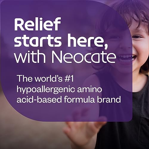 Nutricia Neocate Junior - Hypoallergenic, Dairy-free, Amino Acid-Based Formula - Formula for 1+ Years - For Toddlers, Kids & Teens - Powdered Formula - Chocolate - 14.1 oz can (Case of 4)