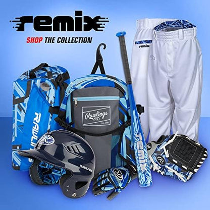 Rawlings | REMIX T-Ball & Youth Backpack Equipment Bag | Baseball/Softball | Multiple Colors