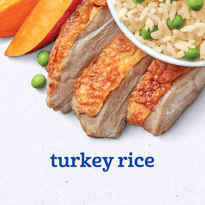 Gerber Baby Food 2nd Foods, Dinner, Turkey & Rice Puree, 4 Ounce Tubs, 2-Pack (Pack of 8)
