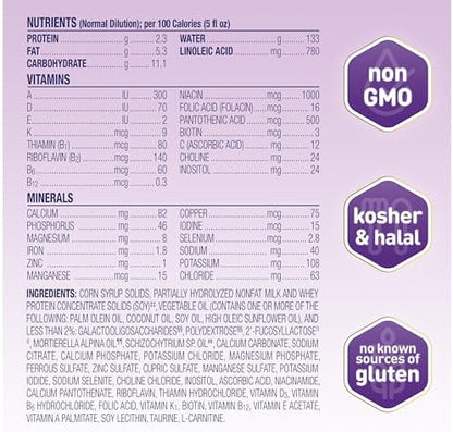 Enfamil NeuroPro Gentlease Baby Formula, Brain Building DHA, HuMO6 Immune Blend, Designed to Reduce Fussiness, Crying, Gas & Spit-up in 24 Hrs, has Prebiotics to Promote Softer Stools, Baby Milk, 30.4 Oz Refill
