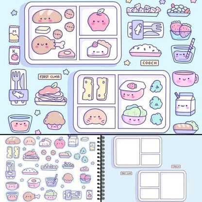 CUPKIN My First Trip Sticker + Coloring Book (500+ Stickers & 12 Scenes) Side by Side Activity Book Design, Fun Toddler Travel Essential Sticker Books for Kids 2-4, Great for Older Boys & Girls