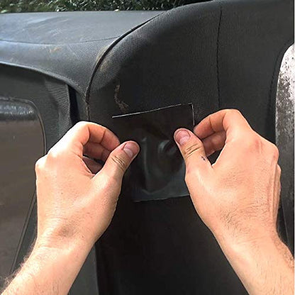 Gorilla Waterproof Patch & Seal Tape, Black Tape, 4" x 10' (Pack of 2) - Permanent Weather Resistant Seal for Leaks and Repairs