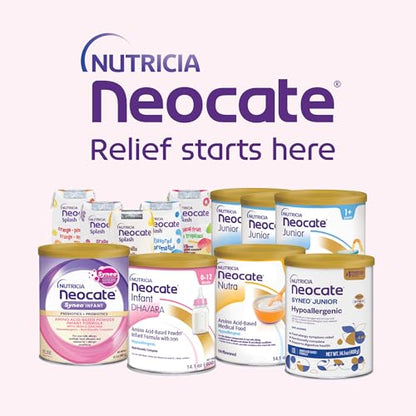 Nutricia Neocate Infant - Hypoallergenic, Amino Acid-Based Baby Formula - Well-Tolerated & Supports Normal Growth - Infant Formula with DHA, ARA & Iron - 14.1 oz can (Pack of 1)