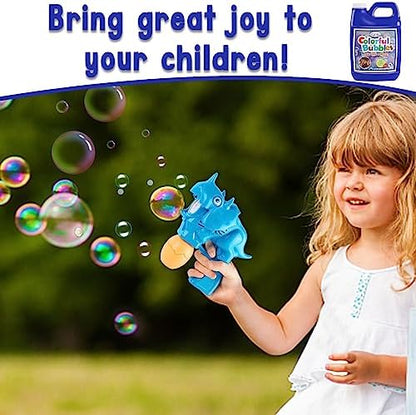 Lulu Home Concentrated Bubble Solution, 1 L/ 33.8 OZ Refill for Bubble Machines, Giant Wands, and Blowers - Up to 2.5 Gallons for Kids' Birthday Parties