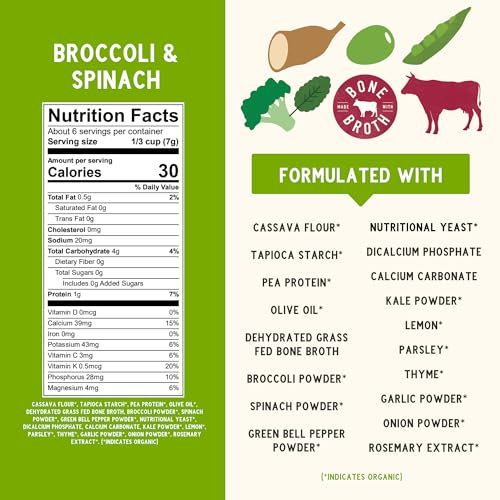 Serenity Kids 6+ Months Baby Veggie Puffs Toddler Snacks - Grain & Gluten-Free No Added Sugar - Organic Cassava Broccoli & Spinach - 1.5 Oz, 6 Pack