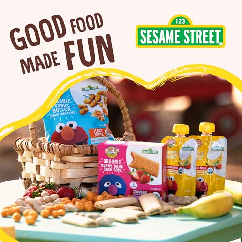 Earth's Best Organic Sunny Days Snack Bars for Toddlers 2 Years Old and Up, Apple Flavored with Other Natural Flavors, 7 ct (Pack of 6)
