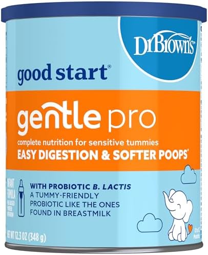Good Start | Dr. Browns Gentle Pro, Baby Formula Powder, For Sensitive Tummies, Easy Digestion and Softer Poops, Infant Formula with Probiotics, DHA, Non-GMO