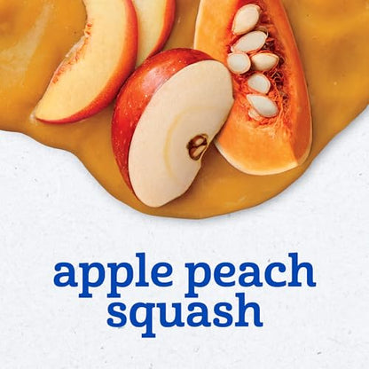 Gerber 2nd Foods Apple Peach Squash, 4 Ounce Tubs, 2 Count (Pack of 8), 4 Ounce (Pack of 16)