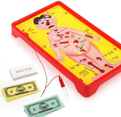 Operation Electronic Board Game, Family Games for Kids Ages 6+, Kids Board Games for 1+ Players, Funny Games for Kids, Kids Gifts (Amazon Exclusive)