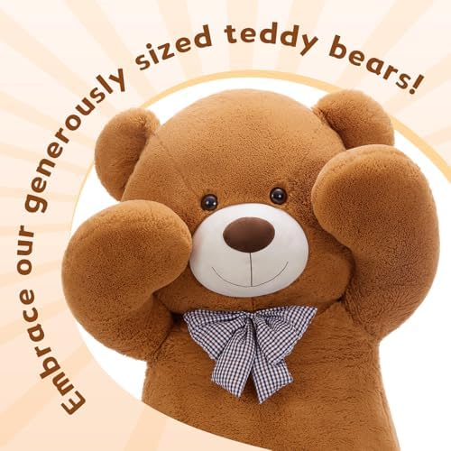 MaoGoLan Giant Extra Large Teddy Bear 55 inch Jumbo Stuffed Animals for Girlfriend Her