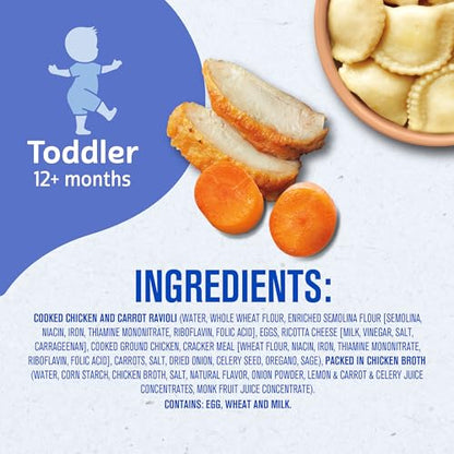 Gerber Pick-ups, Chicken & Carrot Ravioli in a Chicken Broth, 6 Ounce (Pack of 8)