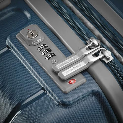 Samsonite Freeform Hardside Expandable with Double Spinner Wheels, Navy, 2-Piece Set (21/28)