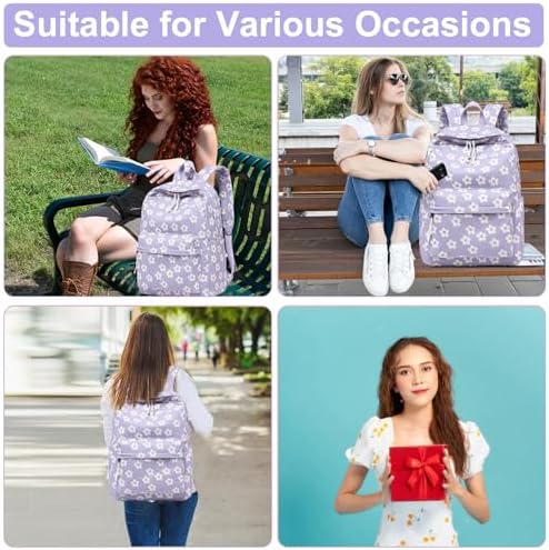 School Backpack for Teen Girls Bookbags Elementary High School Corduroy Laptop Bags Women Travel Daypacks