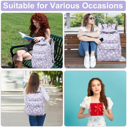 School Backpack for Teen Girls Bookbags Elementary High School Corduroy Laptop Bags Women Travel Daypacks