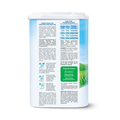 Happy Baby Organics Stage 2 Infant Formula, 6 12 Months, Milk Based Organic Baby Formula Powder with Iron, Probiotics & Prebiotics for Immune & Digestive Support, 22.9 Ounce (Pack of 3)