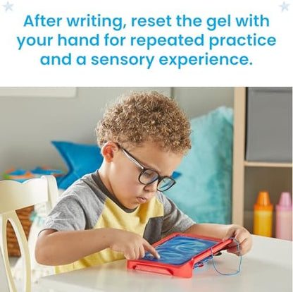 hand2mind Letter Tracing Sensory Pad, Reusable Handwriting Practice for Kids 3-5, Learn to Write, Letter Tracing Board, Toddler Writing Practice, Montessori Alphabet Toys, Preschool Learning Toys