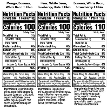 Plum Organics Stage 4 Variety Pack – Toddler’s Flavor Expedition – Mighty Builder Organic Fruit & Veggie Pouches – 4 oz Pouch, Pack of 18 (Amazon Exclusive)