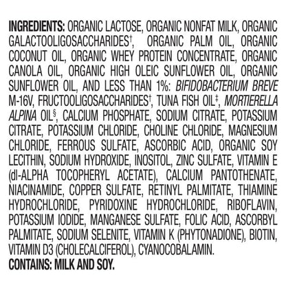 Happy Baby Organics Stage 2 Infant Formula, 6 12 Months, Milk Based Organic Baby Formula Powder with Iron, Probiotics & Prebiotics for Immune & Digestive Support, 22.9 Ounce (Pack of 3)