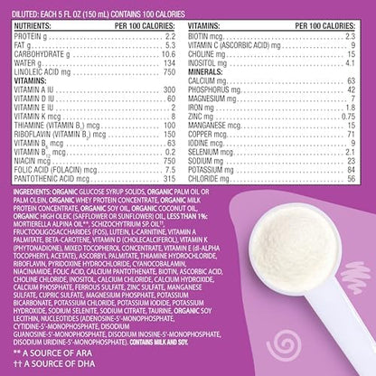 Earth's Best Organic Sensitivity Infant Formula for Babies 0-12 Months, Reduced Lactose Powder Formula with Iron, Omega-3 DHA, and Omega-6 ARA, 21 Ounce Container