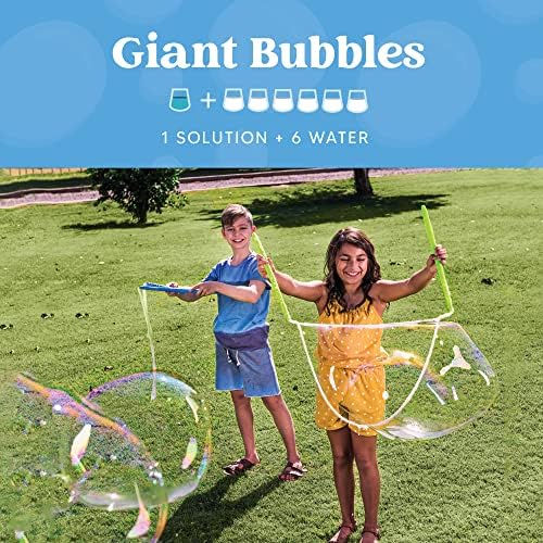JOYIN 32 oz Bubble Solution Refills (Close to 1L/ 2.5 Gallon), Concentrated Solution for Bubble Machine, Wands, Blower, Easter (Purple)