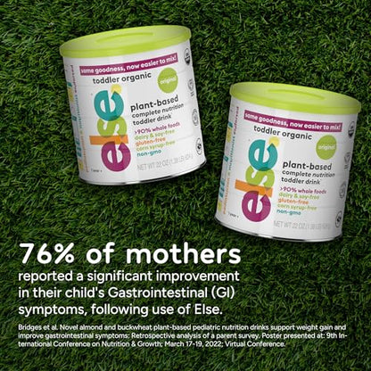 Else Nutrition Toddler Formula 12-36 mo., Plant Based Toddler Nutritional Drink - Soy & Dairy Free, Lactose Free - Complete Baby Formula (12-36 mo.), Protein Powder w/ 20+ Vitamins (22oz, 6-Pack)