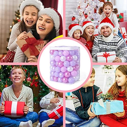 GOGOSO Ball Pits Balls for Toddlers Pack of 50 100 200 Plastics Shape Ball Non-Phthalate Non-BPA Non-Toxic 2.2-Inch Crush Proof Play Balls