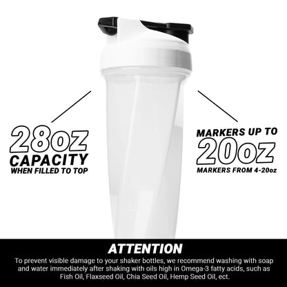 HELIMIX 2.0 Vortex Blender Shaker Bottle Holds upto 28oz | No Blending Ball or Whisk | USA Made | Portable Pre Workout Whey Protein Drink Shaker Cup | Mixes Cocktails Smoothies Shakes | Top Rack Safe